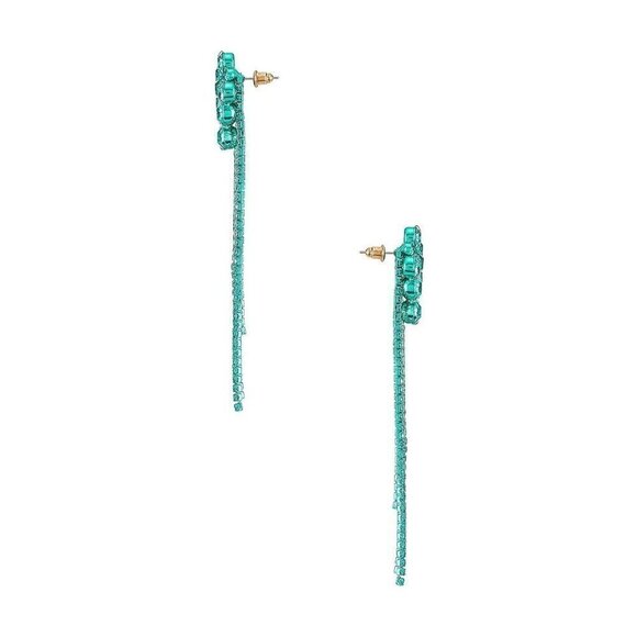 Revolve 8 Other Reasons x Revolve Holiday Earring Teal Womens Size OS - Picture 2 of 6